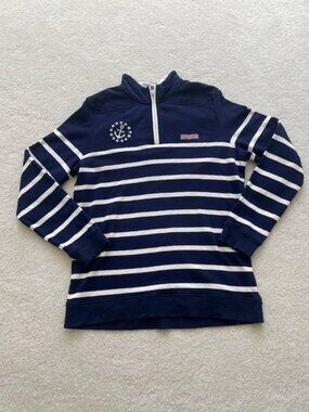 Vineyard Vines (NWOT) Men’s SHEP SHIRT™ Blue & White Nautical Stripe – LARGE